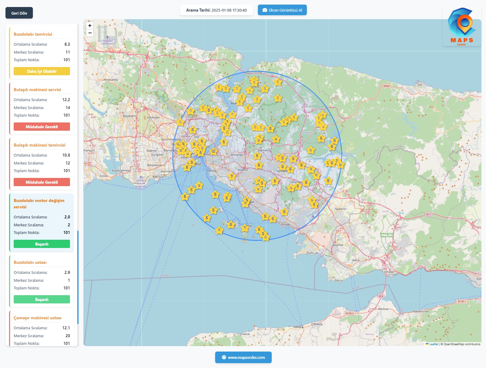 Maps Tracker Demo